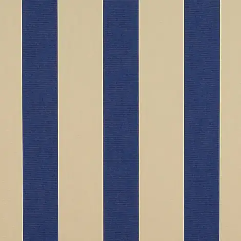 Mediterranean/Canvas Block Stripe